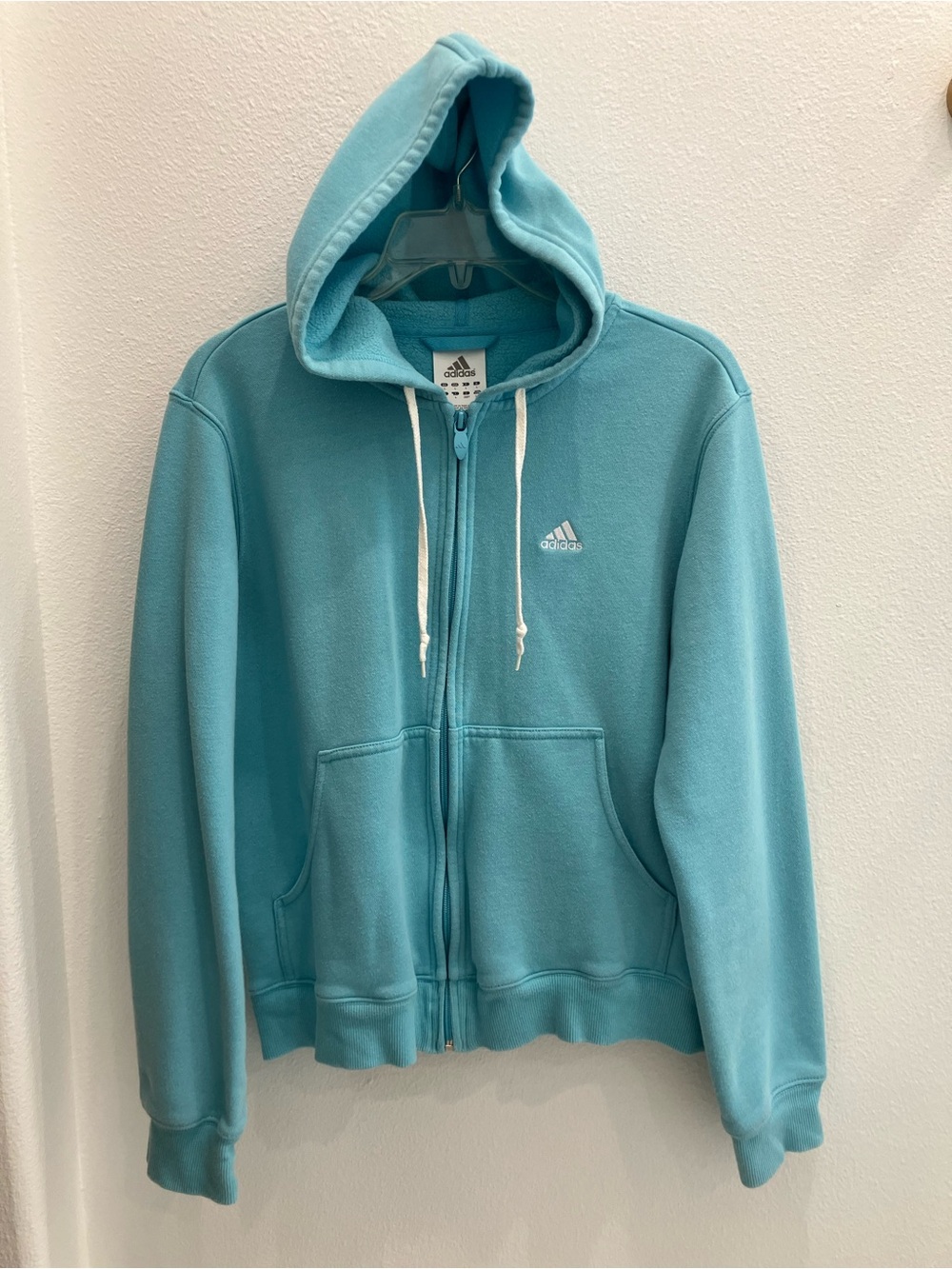 adidas Aqua Zip-Up Hoodie with Hood